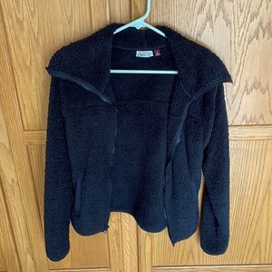 Black SO (Kohl’s) Sherpa Zip-Up XS